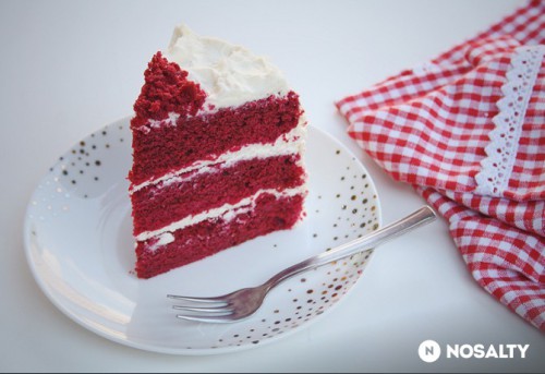 Red velvet- Vörös bársony torta